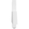 Ekena Millwork Eugene Architectural Grade PVC Gable Bracket, 48"W x 12"H x 2"D x 6"F, 6/12 Pitch GBP048X12X0206EUG00 - alternate 3